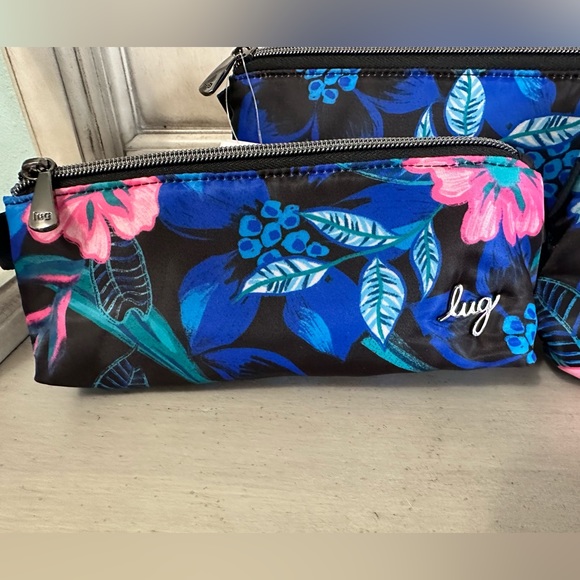 🌺 NWT Lug 3 Piece Schooner Storage Pouches in Resort Black 🌺 - Picture 7 of 9